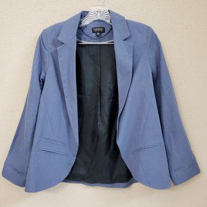 TOPSHOP Pigeon Blue Blazer